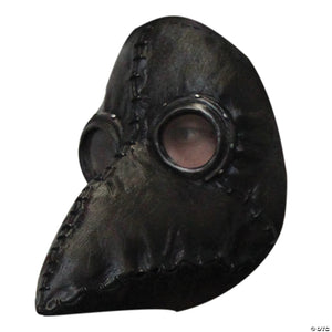 plague doctor black latex mask~tb26773