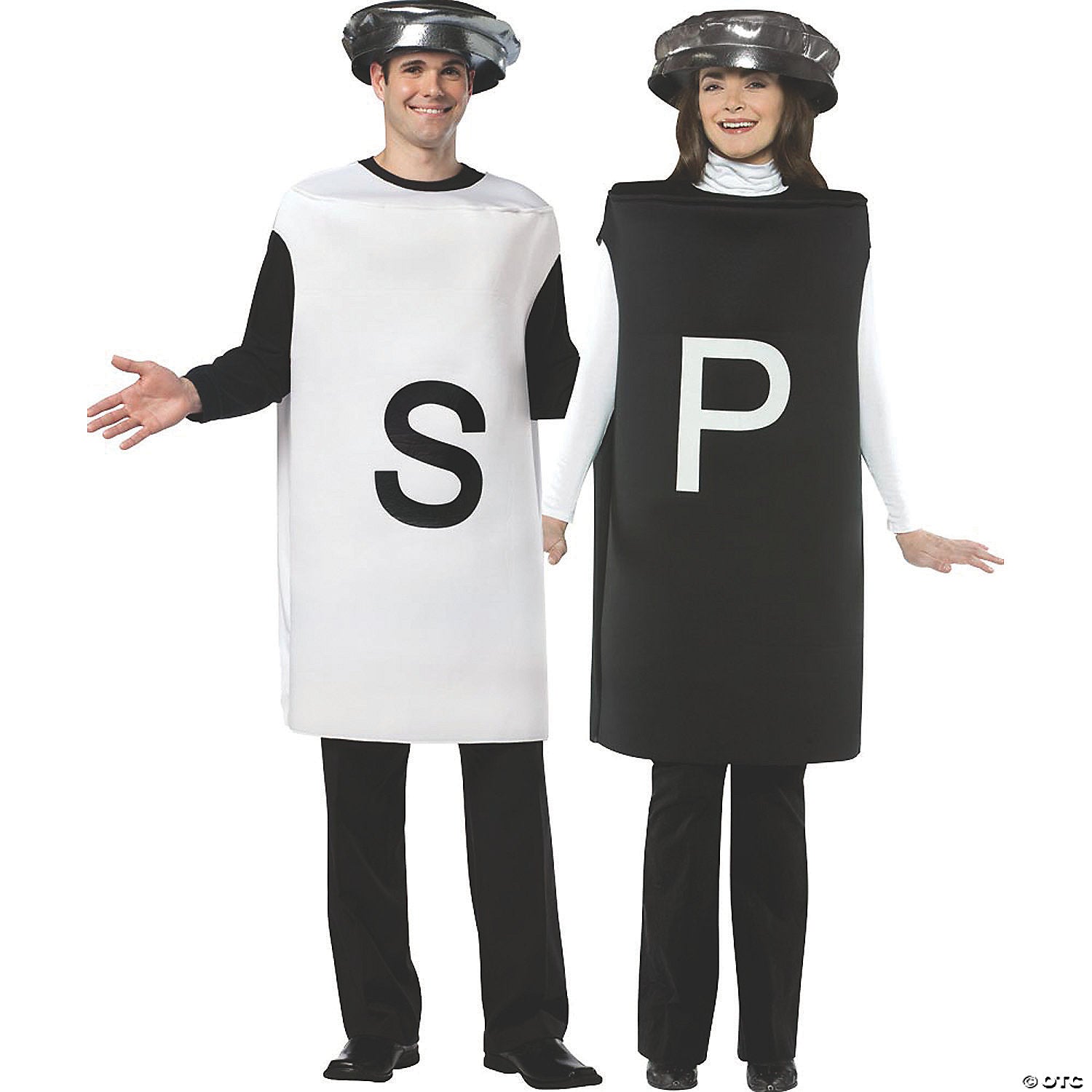 adult salt and pepper couple costumes~gc10062