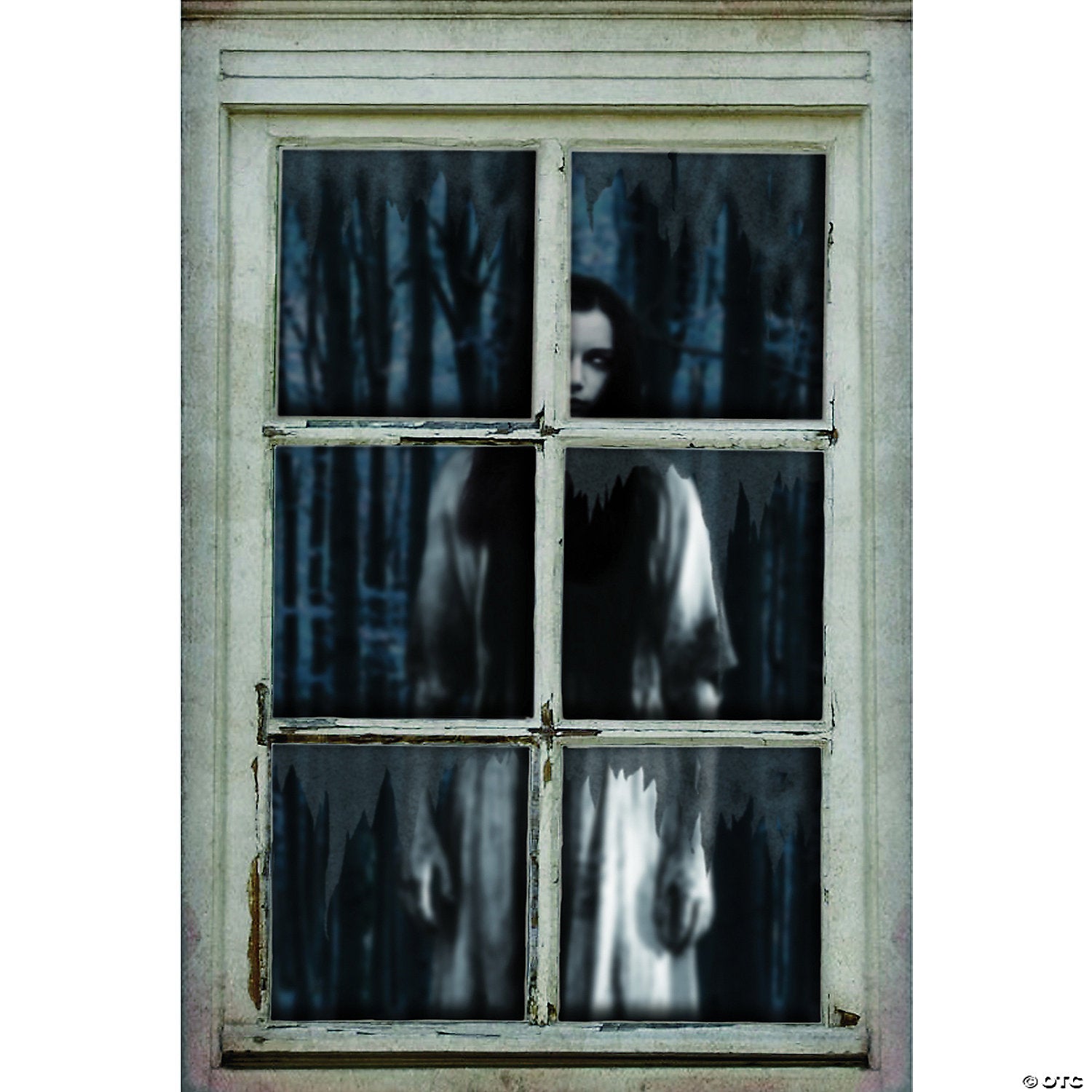 ghostly woman window decoration~ss62130