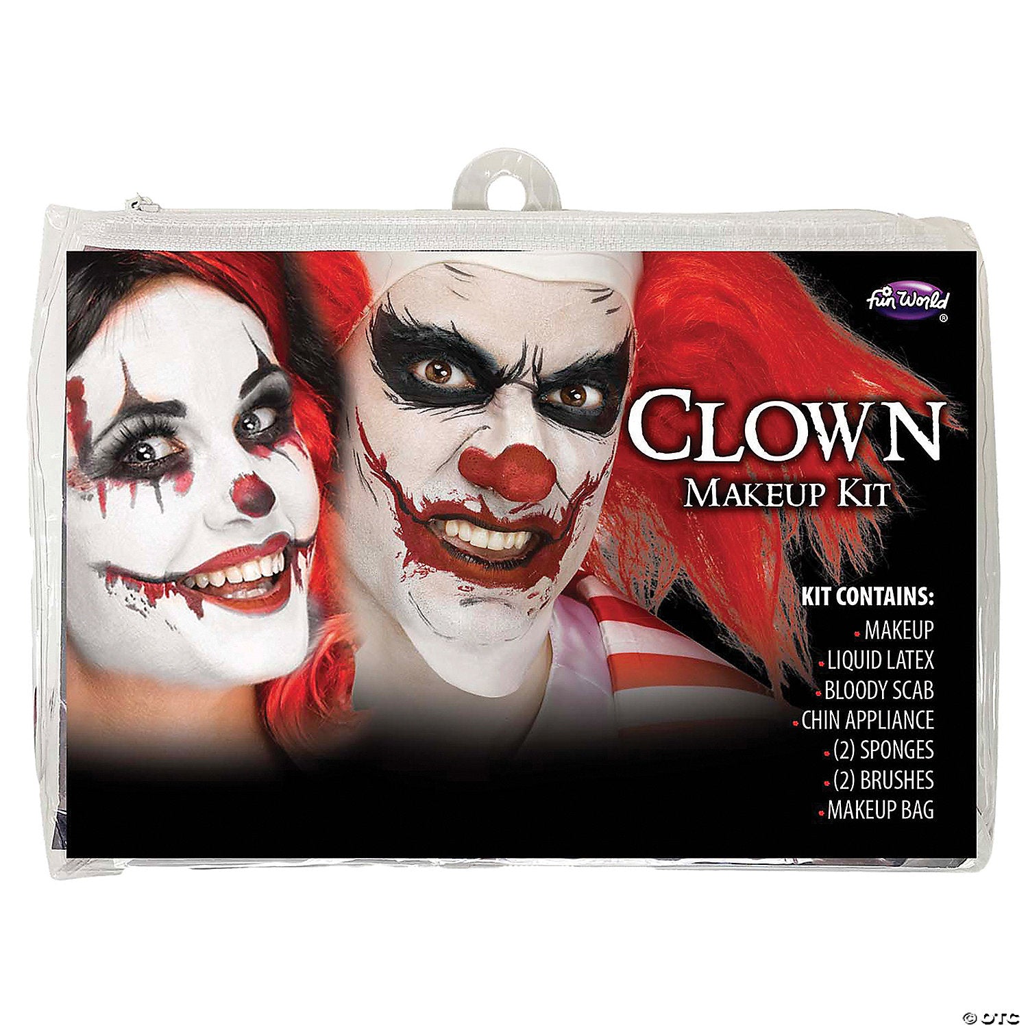 make up zipper bag clown kit~fw2907cc