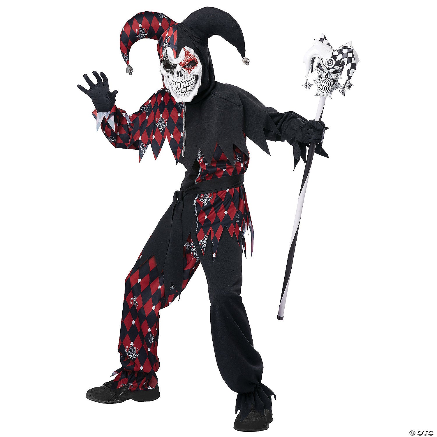 boy s sinister jester costume~cc00466xl