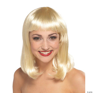 women s blonde page boy wig~mr179506