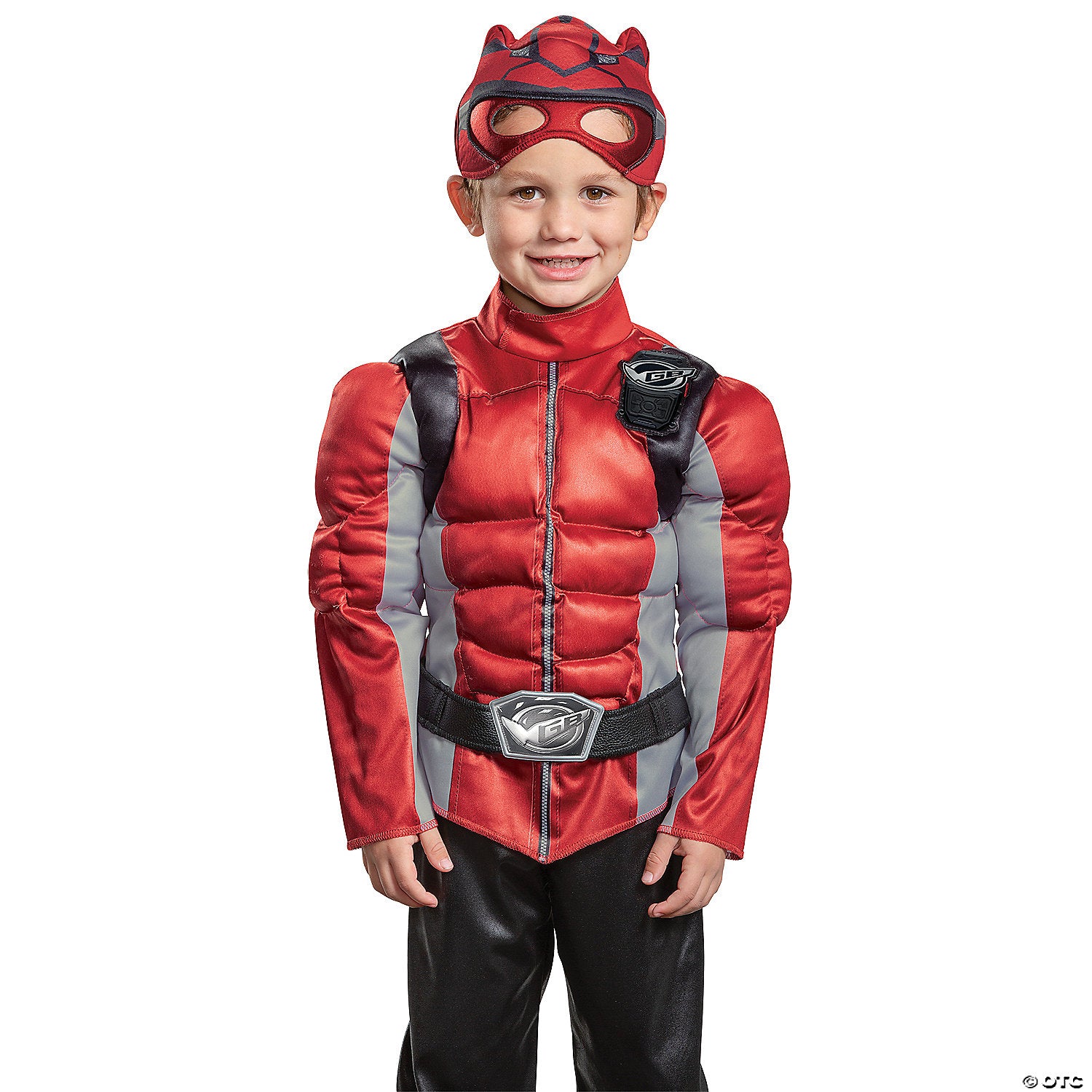 Toddler Boy's Beast Morphers Muscle Red Ranger Costume