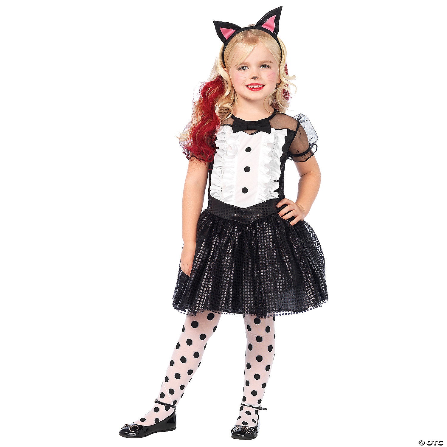 girl s tuxedo kitty costume~uac48146md