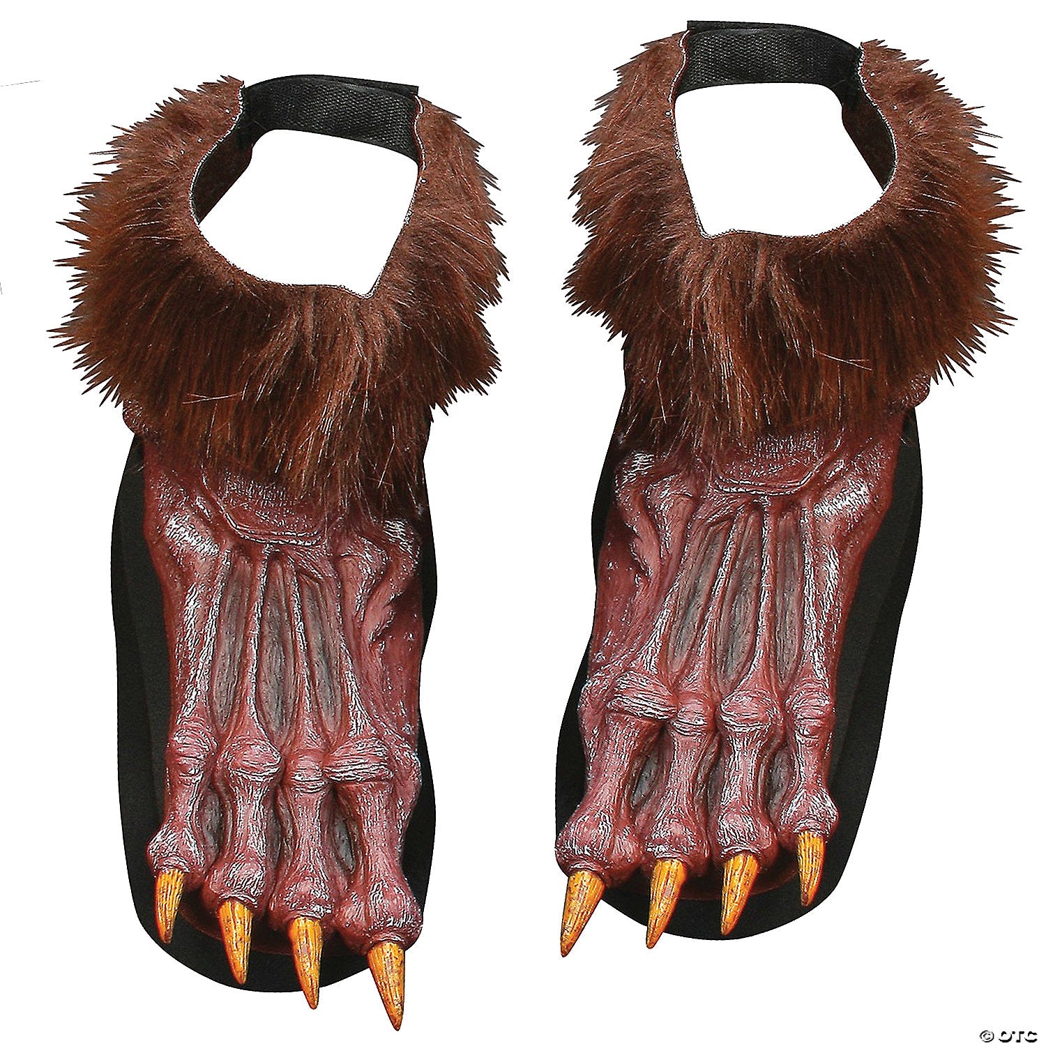 men s brown werewolf shoe covers~fw90569bn