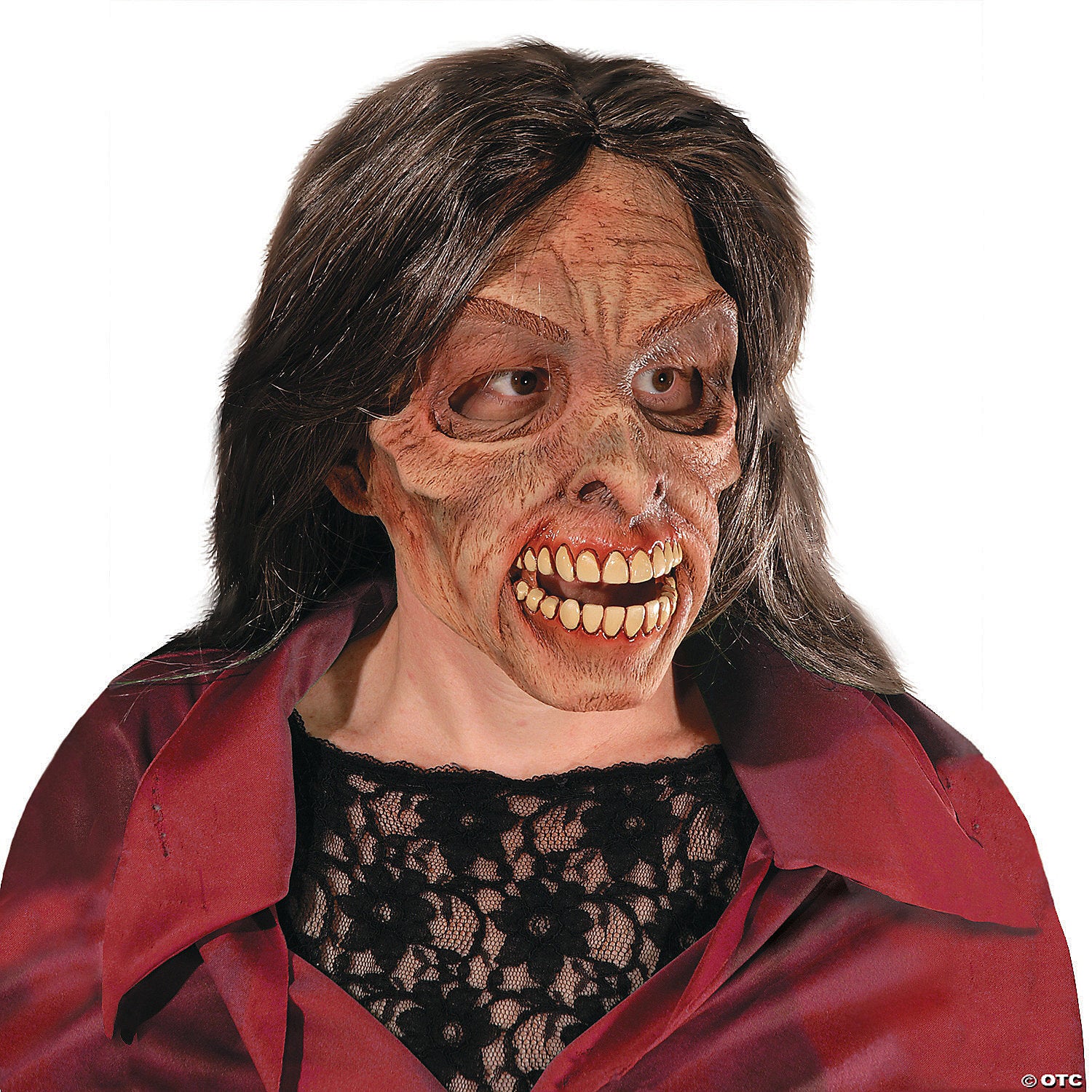 latex mrs  living dead zombie mask for women~8005bs