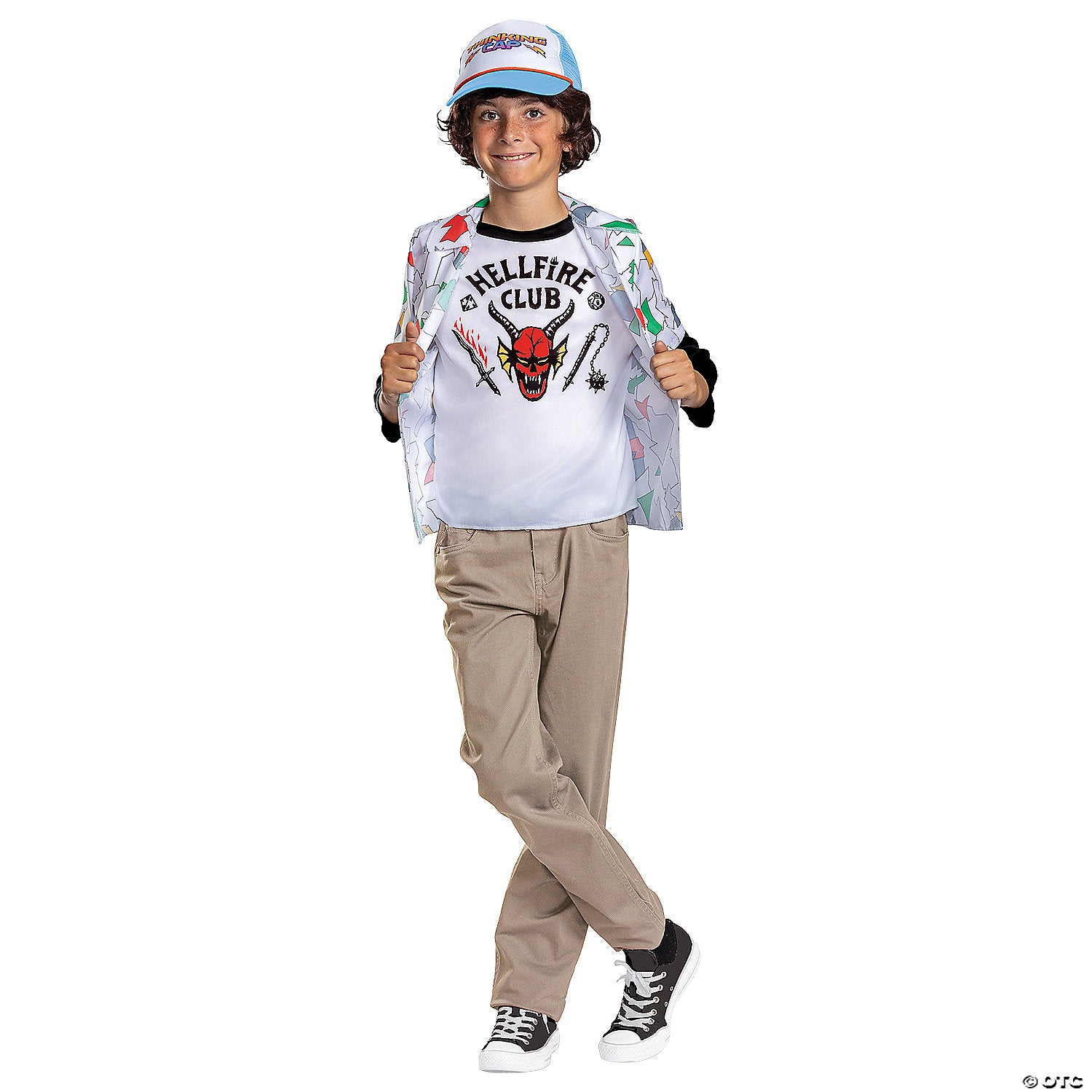 kids stranger things dustin costume kit   medium~dg123739k-a02