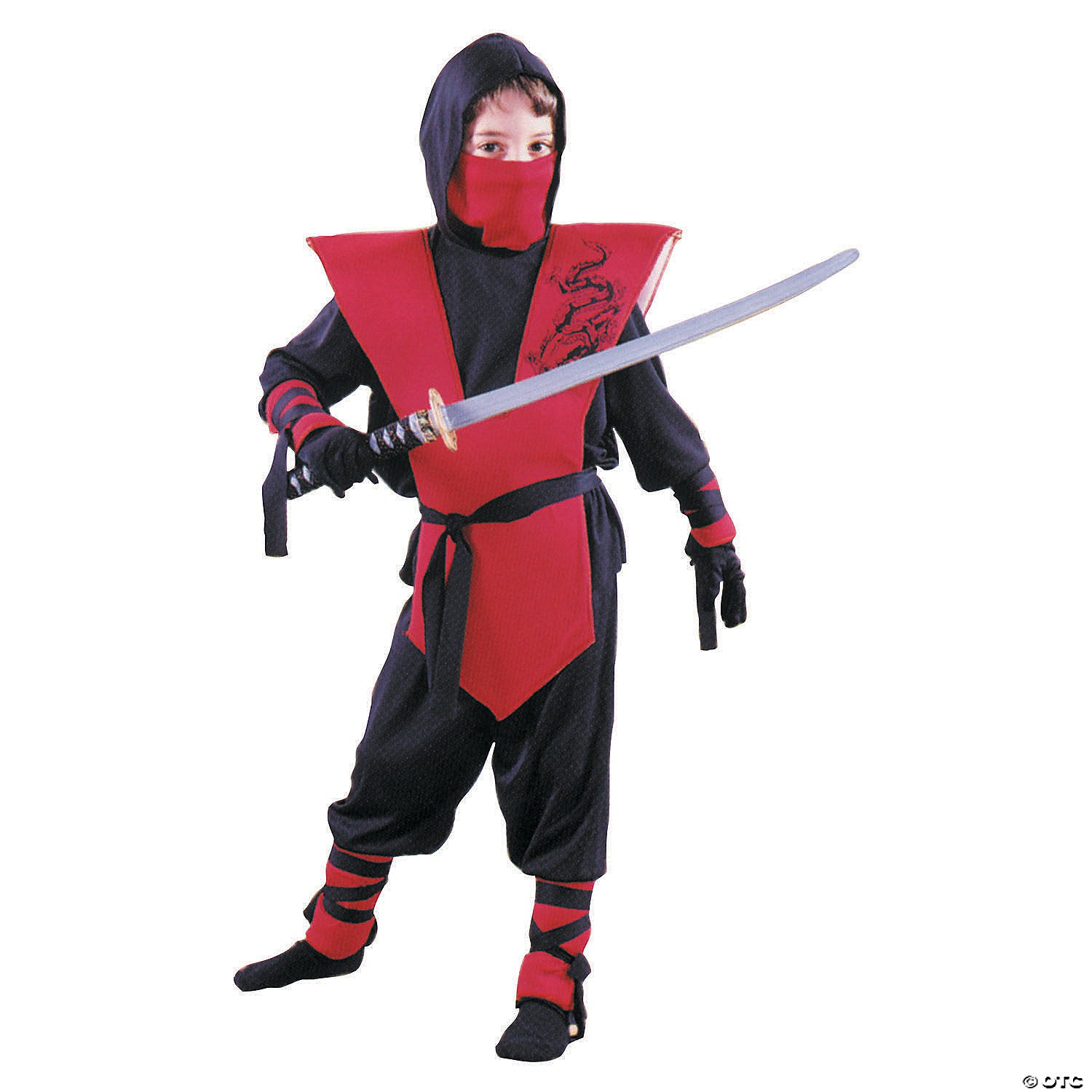 boy s red ninja costume   small~fw8735rdsm