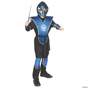 boy s blue chrome ninja halloween costume   medium~fw134752bmd