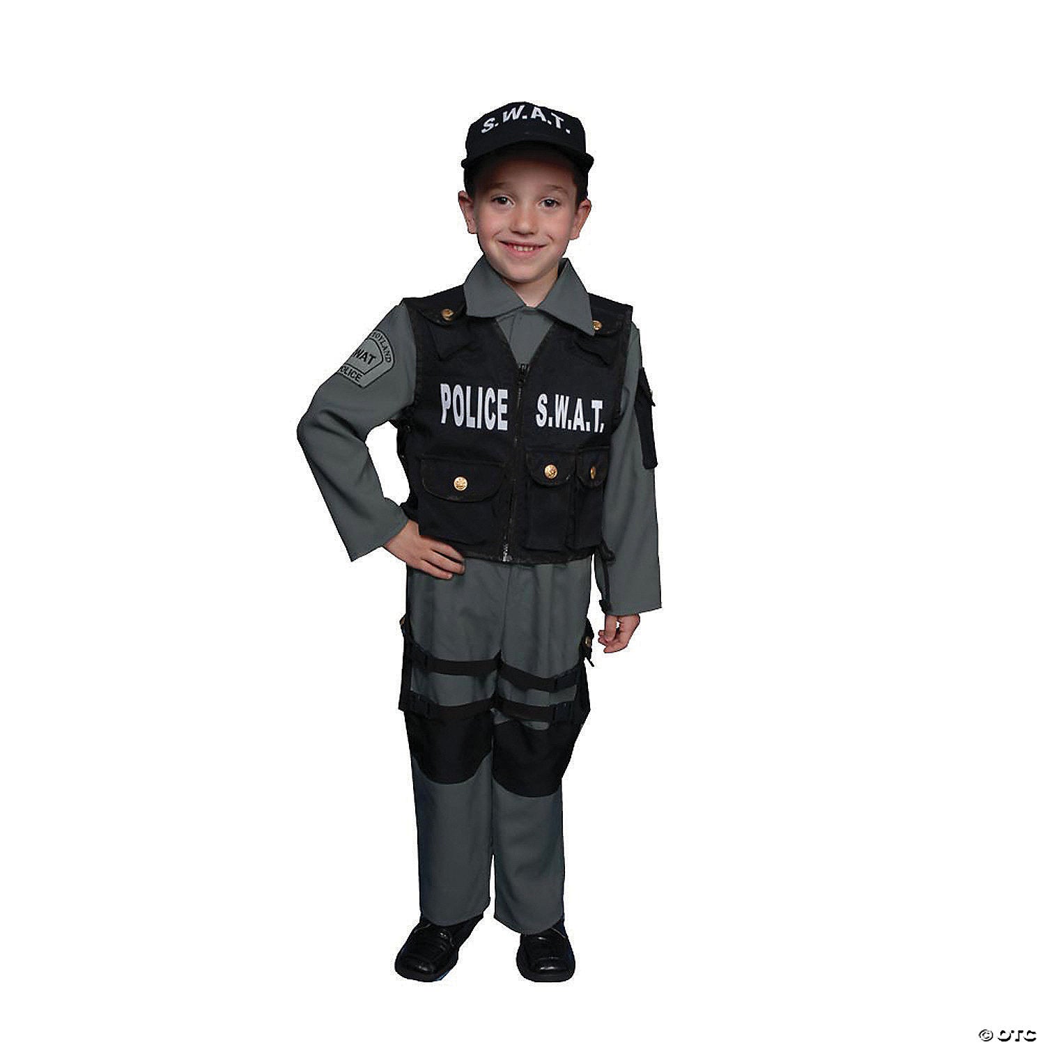 boy s s w a t  costume   small~up327sm