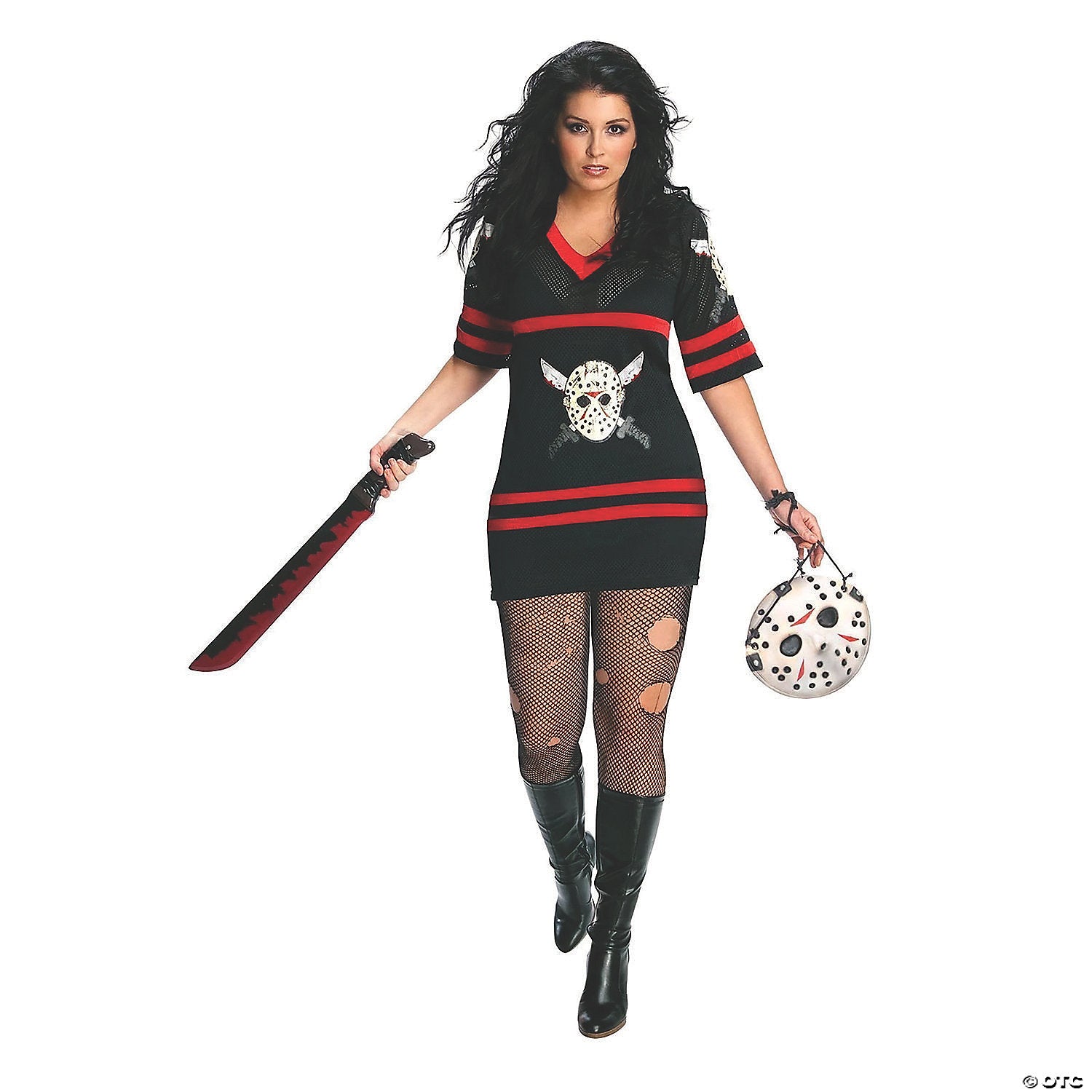 women s miss sexy voorhees plus size costume~ru17674