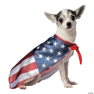 usa flag cape dog costume   extra small~gc5014xs