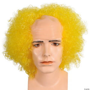 adults bargain bald curly clown wig~lw484yw