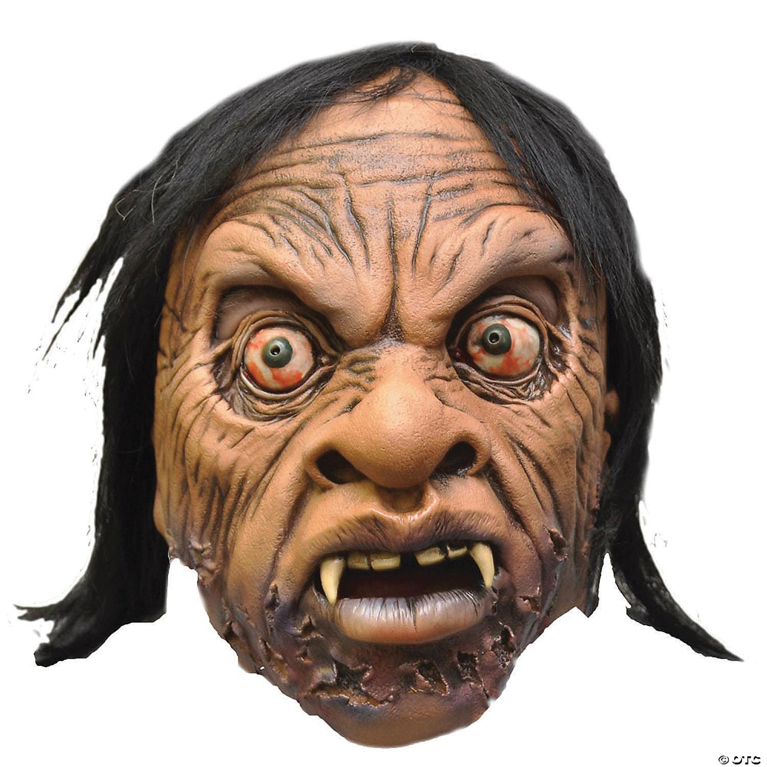 latex voo doo halloween mask for adults~3203bs