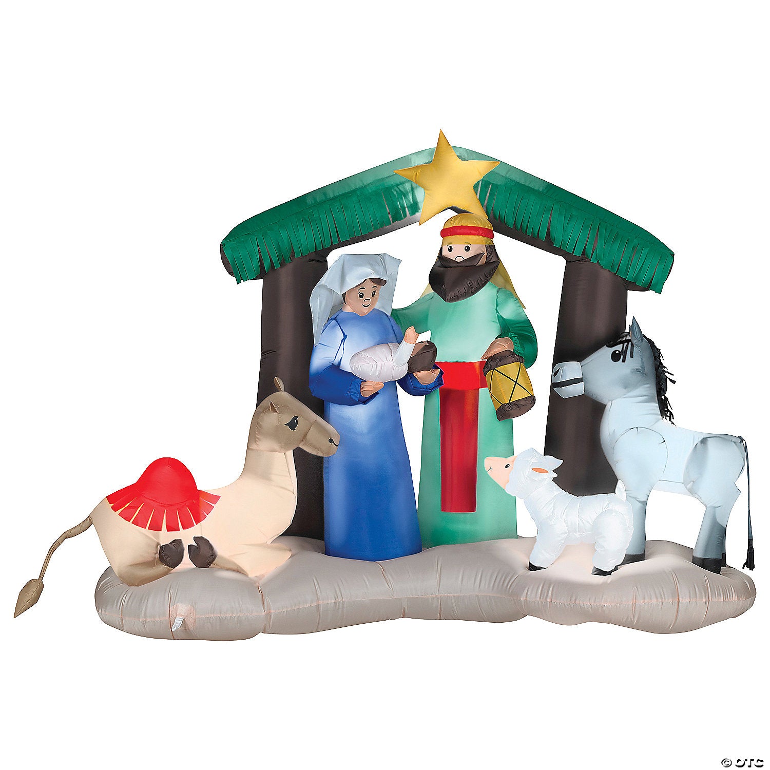 airblown& 174  nativity scene 78  inflatable christmas outdoor yard decor~ss882521g