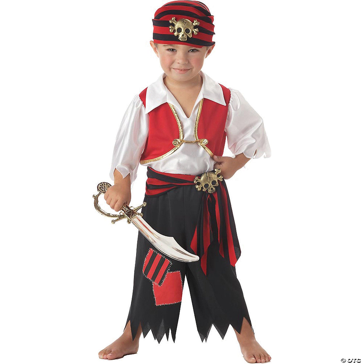 toddler matey ahoy pirate costume   3t 4t~cc00051m