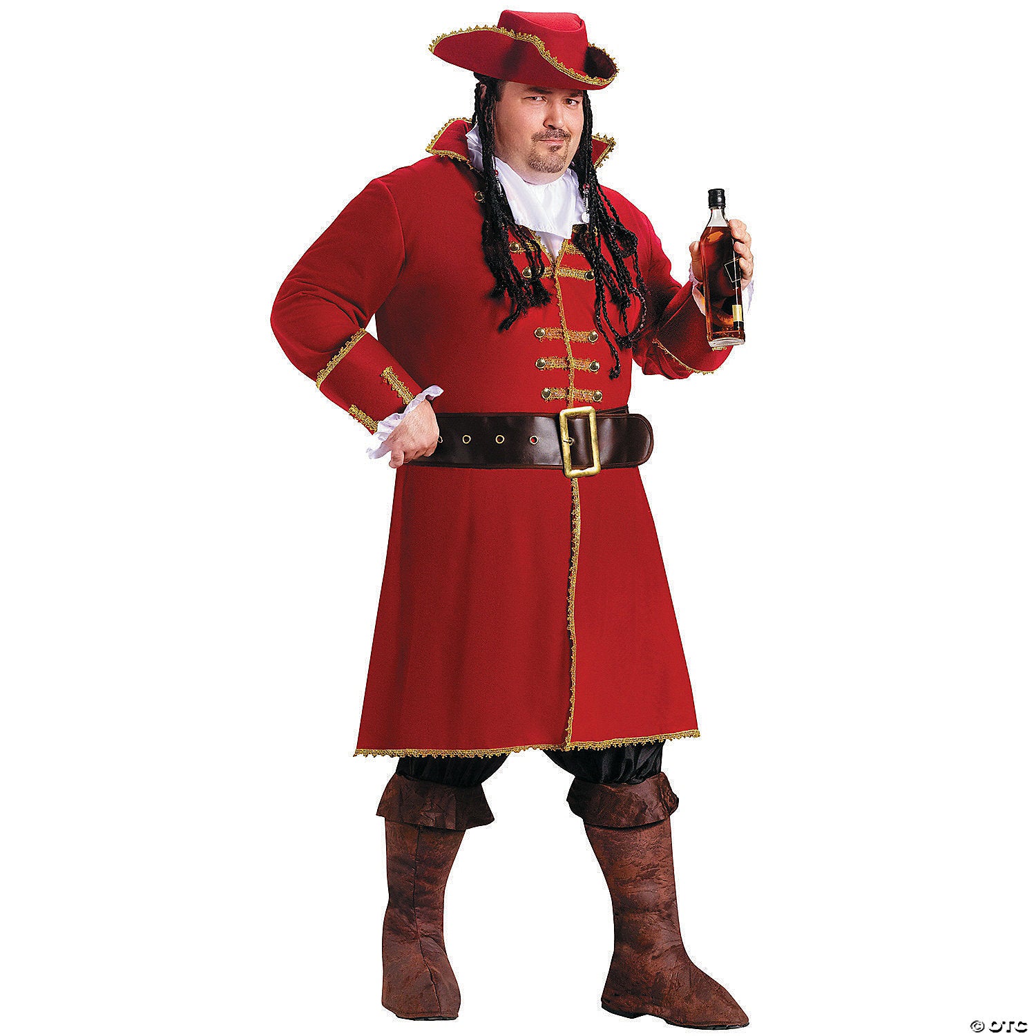 men s plus size captain blackheart costume~fw9915