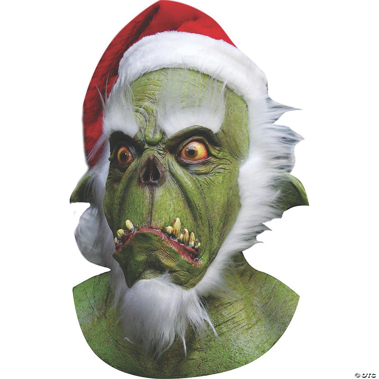 latex green santa mask~ta499