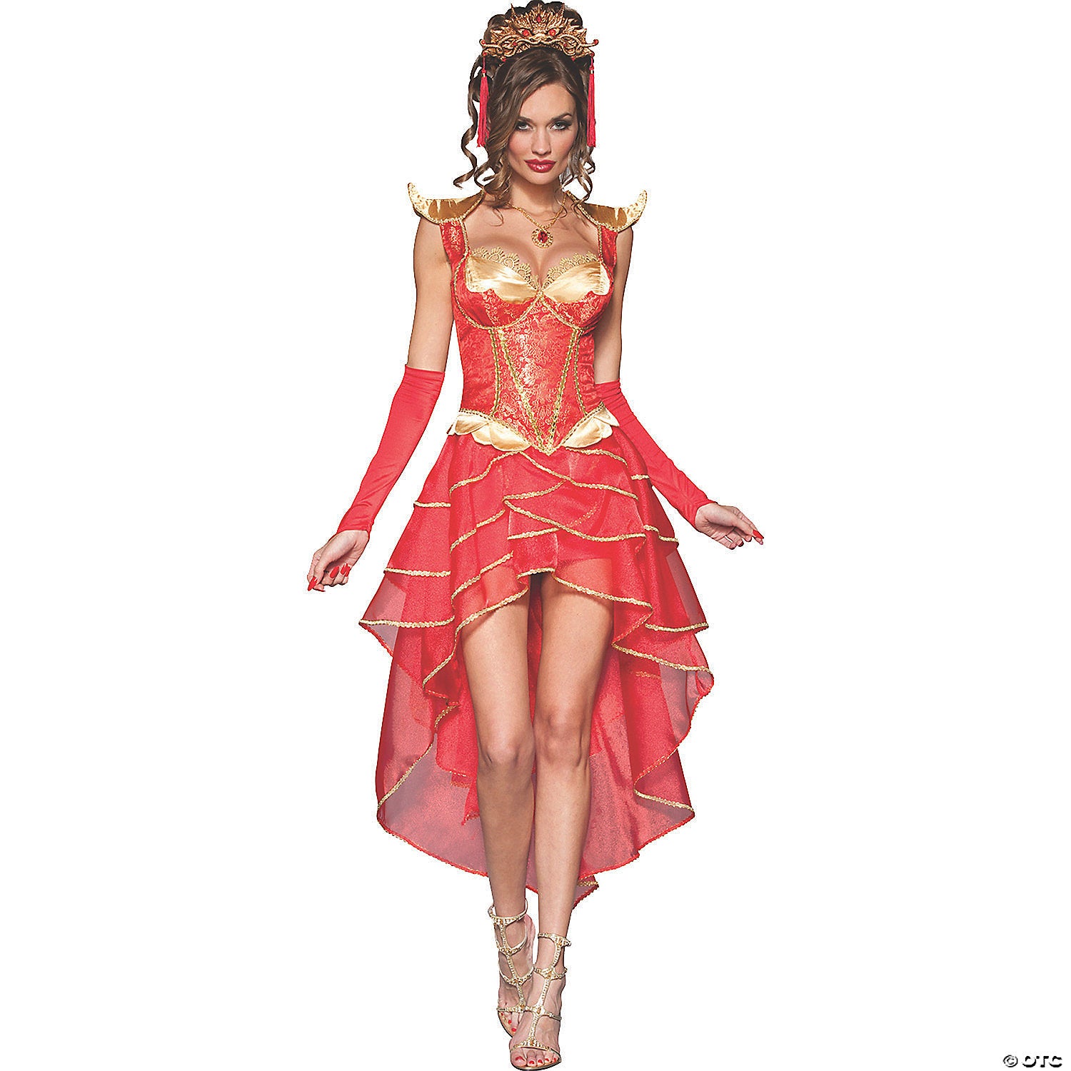 women s dragon lady costume small 4 6~ic8013sm