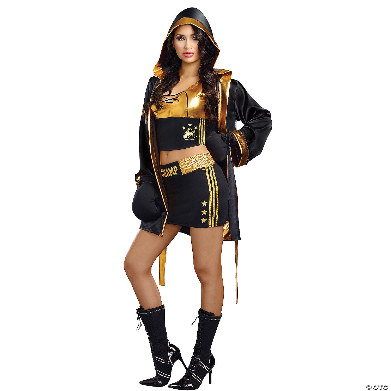 Women's World Champion Boxer Costume Medium 6-10