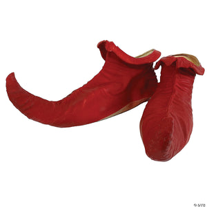 red jester slip on shoes~du927rd