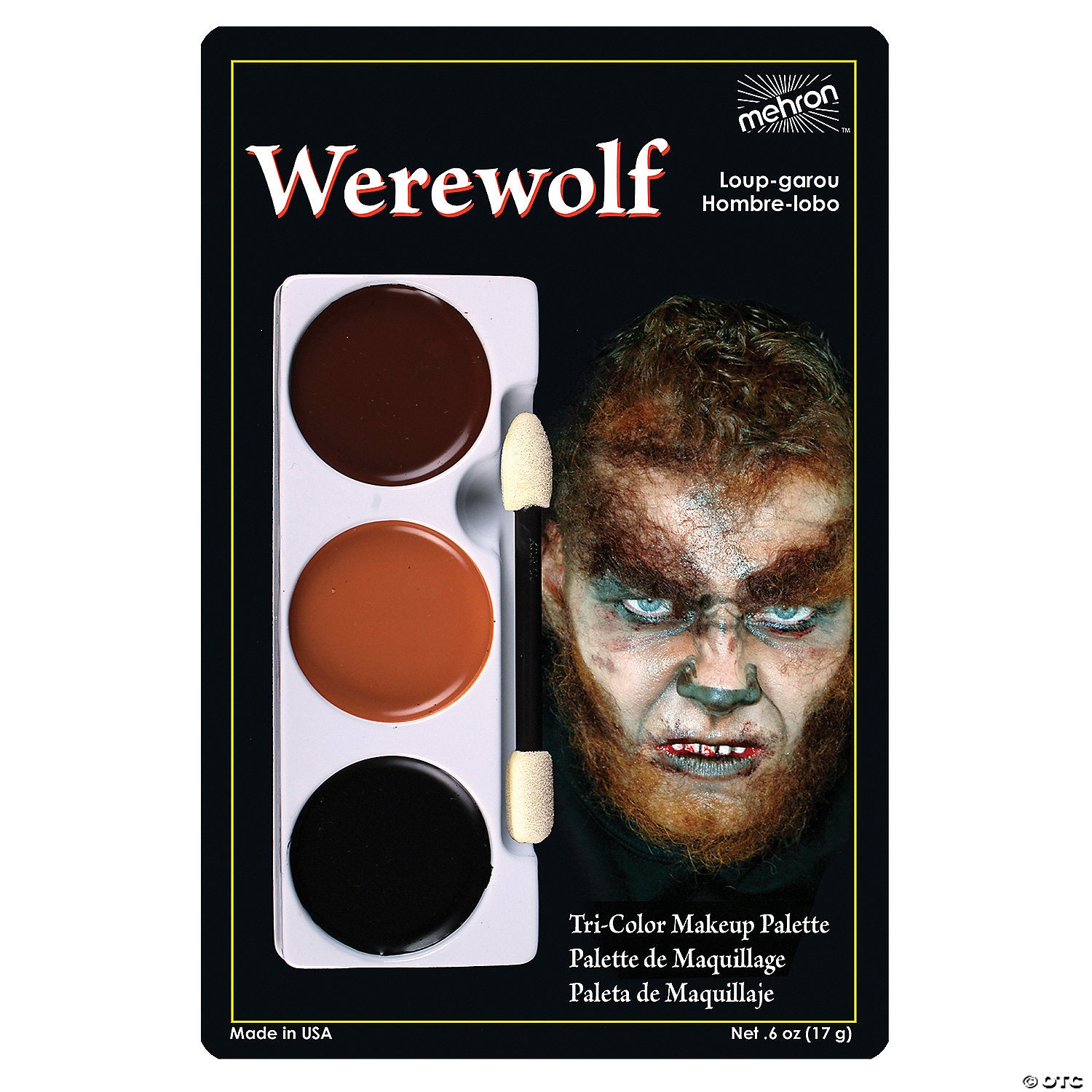 wolfman tri color makeup palette~dd151