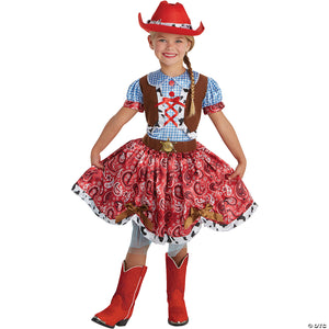 girl s buckaroo beauty costume   medium~lf40266md