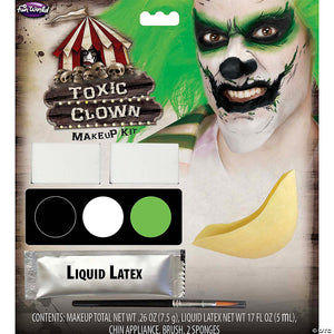 deadly character toxic clown makeup kit~fw2898cc