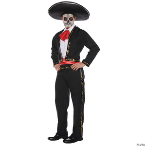 men s skull mariachi costume~ur29861std