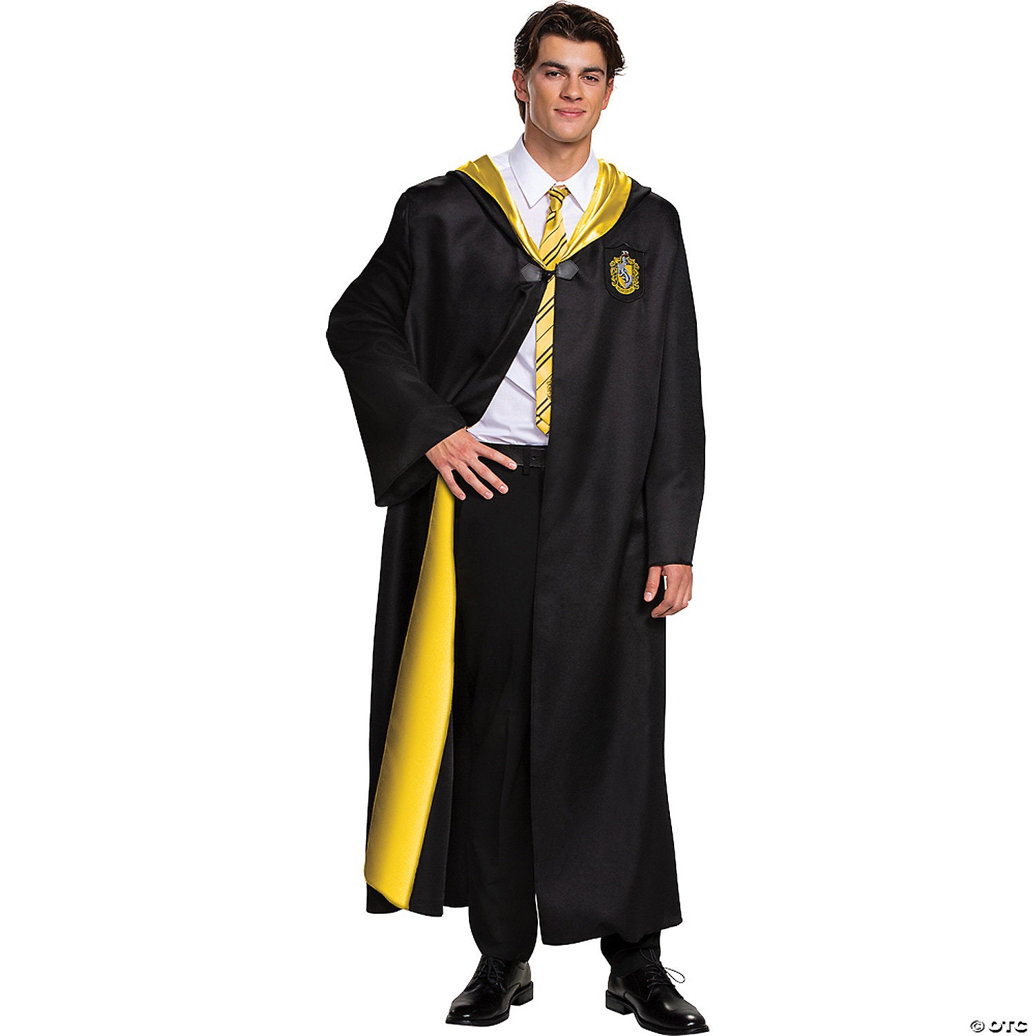 adult deluxe harry potter hufflepuff robe & 8211  large~dg107989j-a04