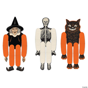 vintage halloween tissue dancers~bg00430