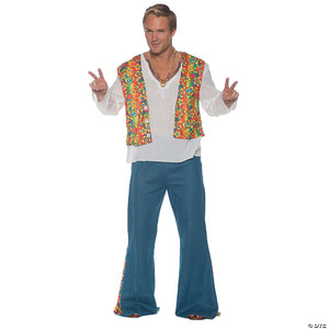 men s flower hippie vest~ur28859std