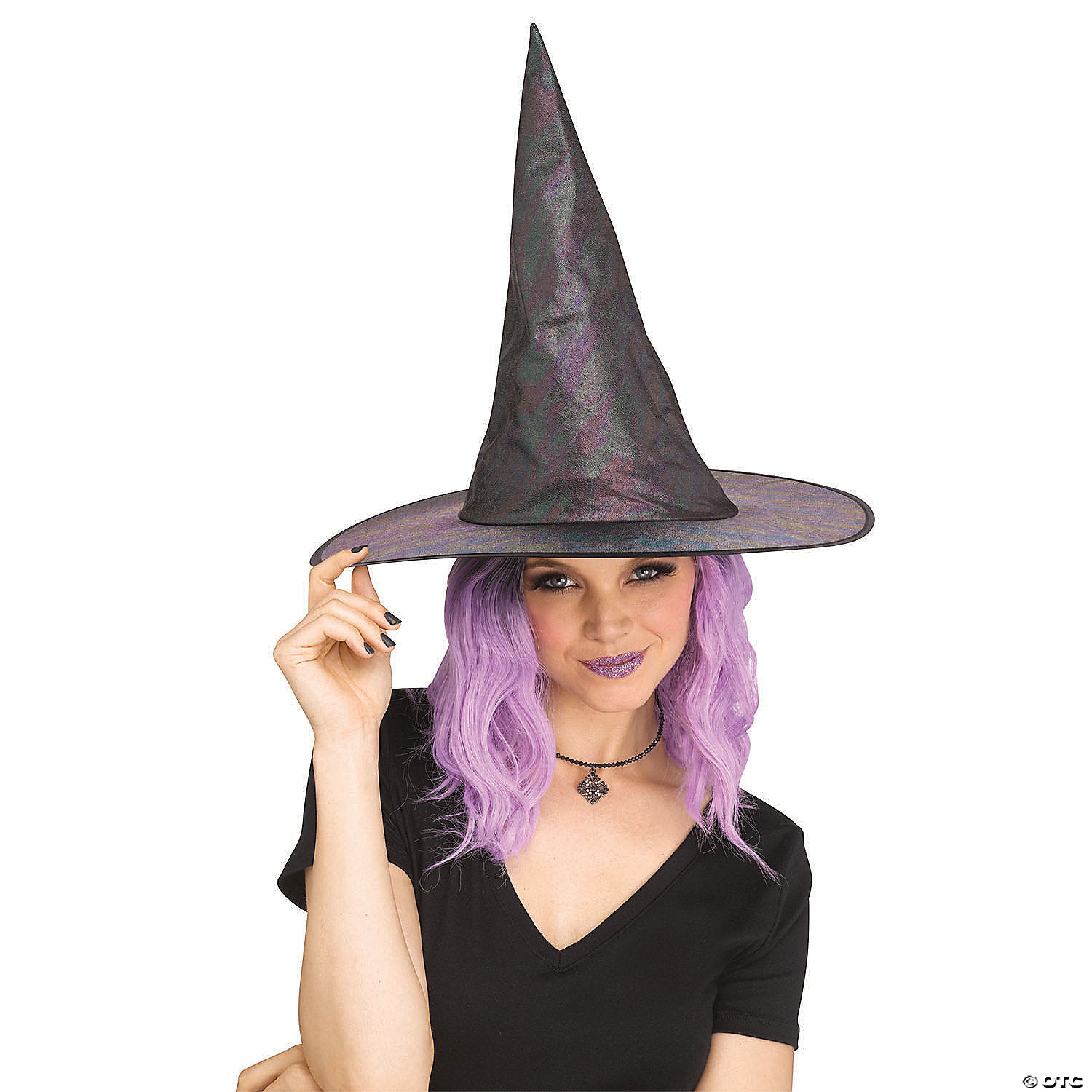 adult oil slick witch hat~fw93138s