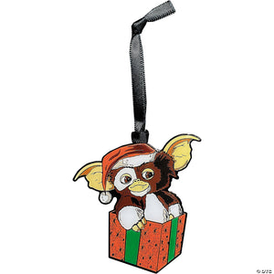 3  holiday horrors gremlins& 8482  gizmo metal full color ornament~masfwb103