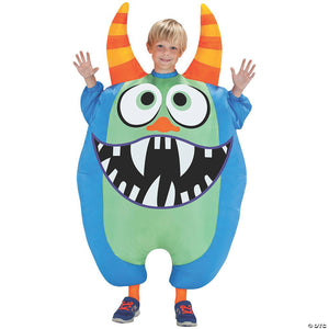 boy s inflatable blue scareblown costume~ss55177g