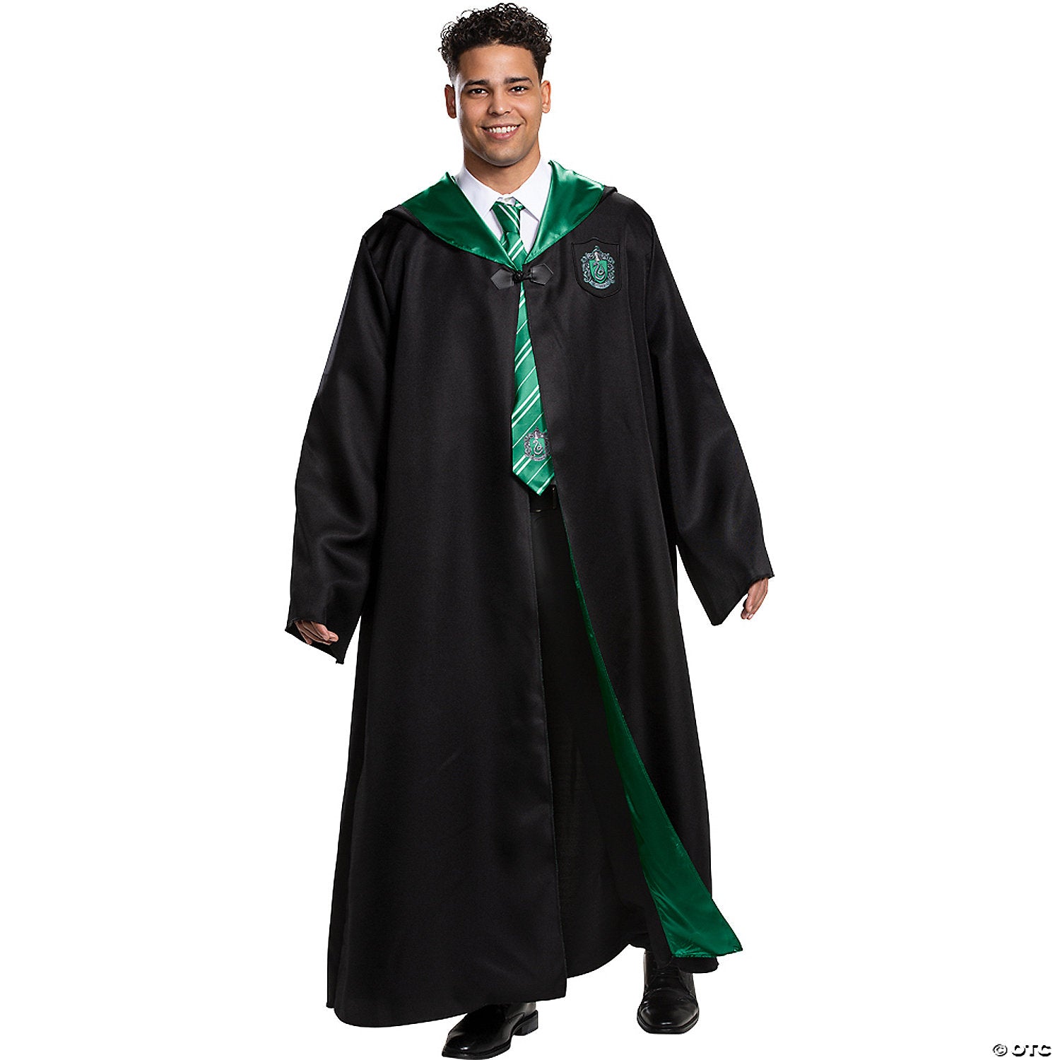 adult deluxe harry potter slytherin robe & 8211 & 160 large~dg107979j-a02