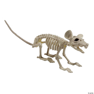 24  x 7  plastic rat skeleton halloween tabletop decoration~sew83828-a01