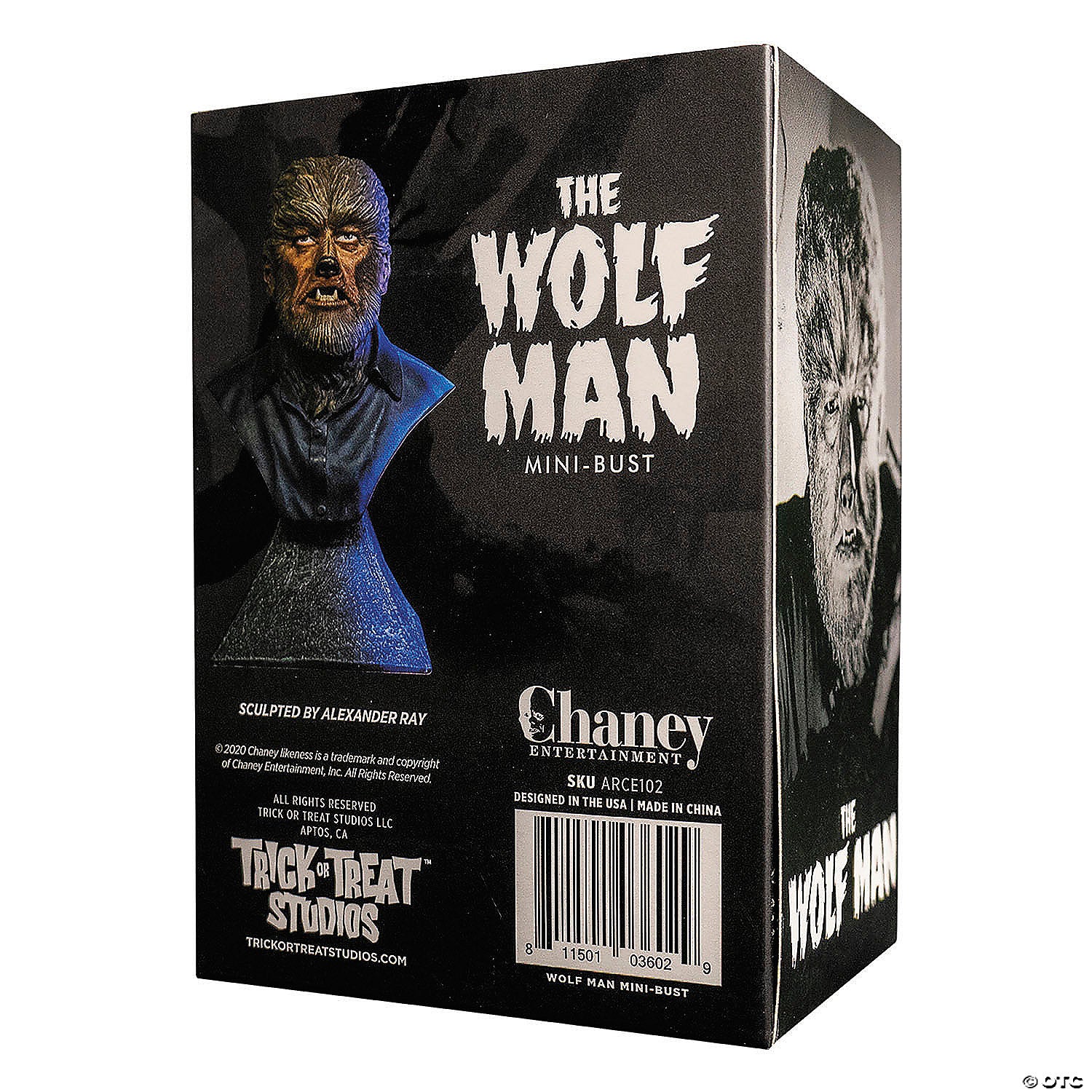 wolf man mini bust~maarce102-a02