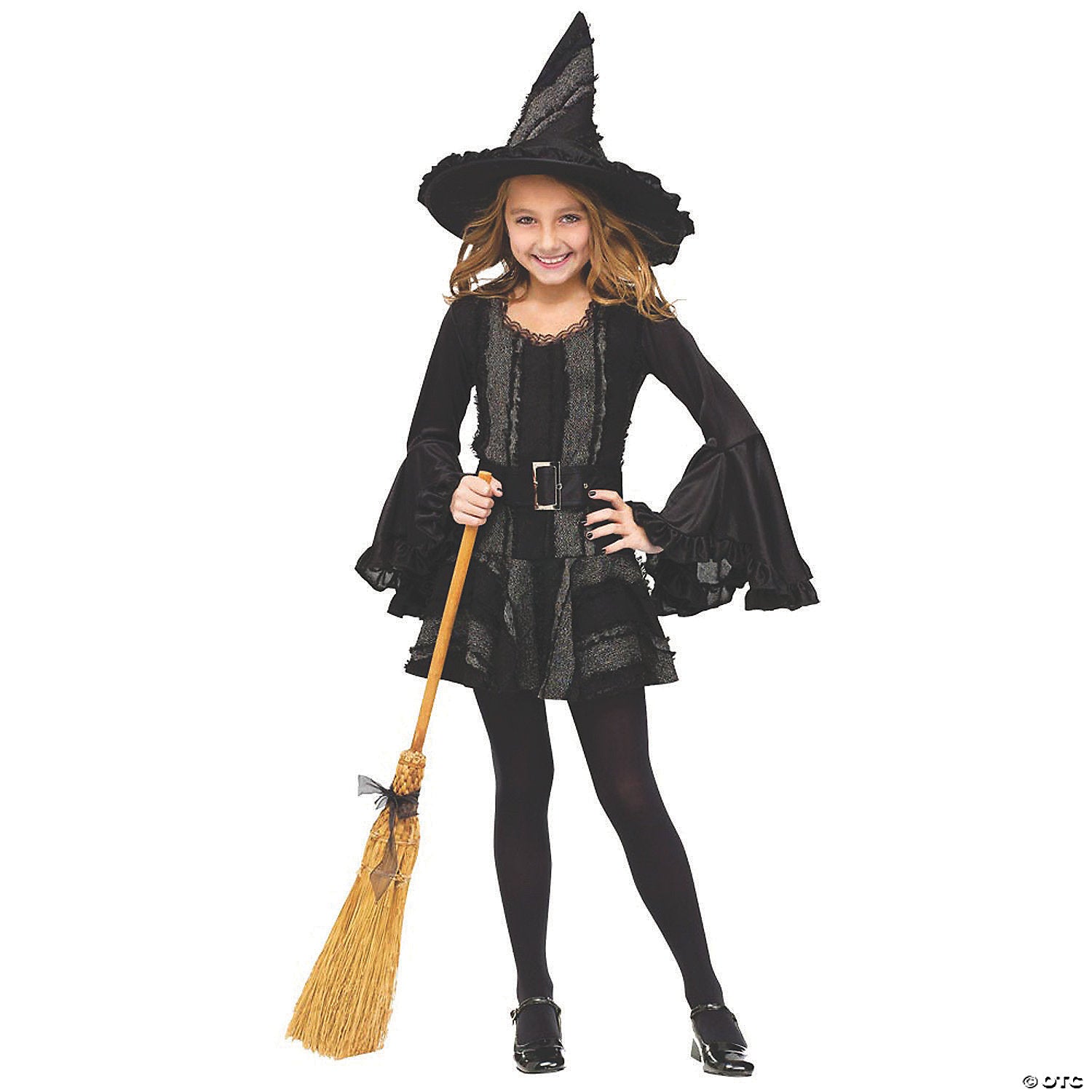 girl s witch stitch costume   medium~fw5988md