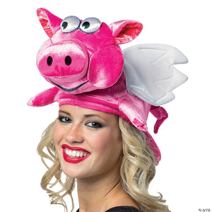 adults flying pig hat~gc1530