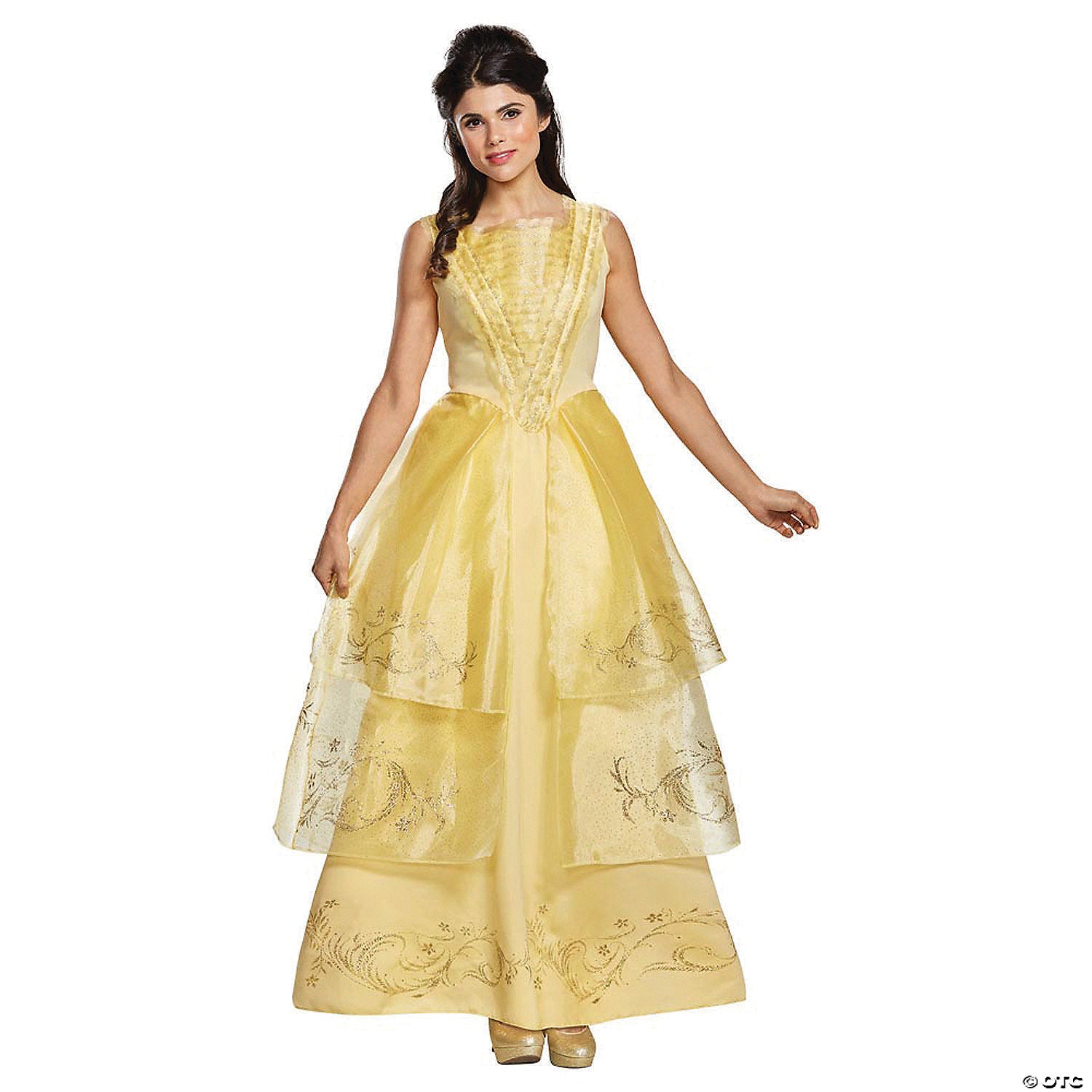 women s beauty and the beast& 8482  belle ball gown costume   extra large~dg20954f