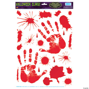 bloody handprint clings~bg01035