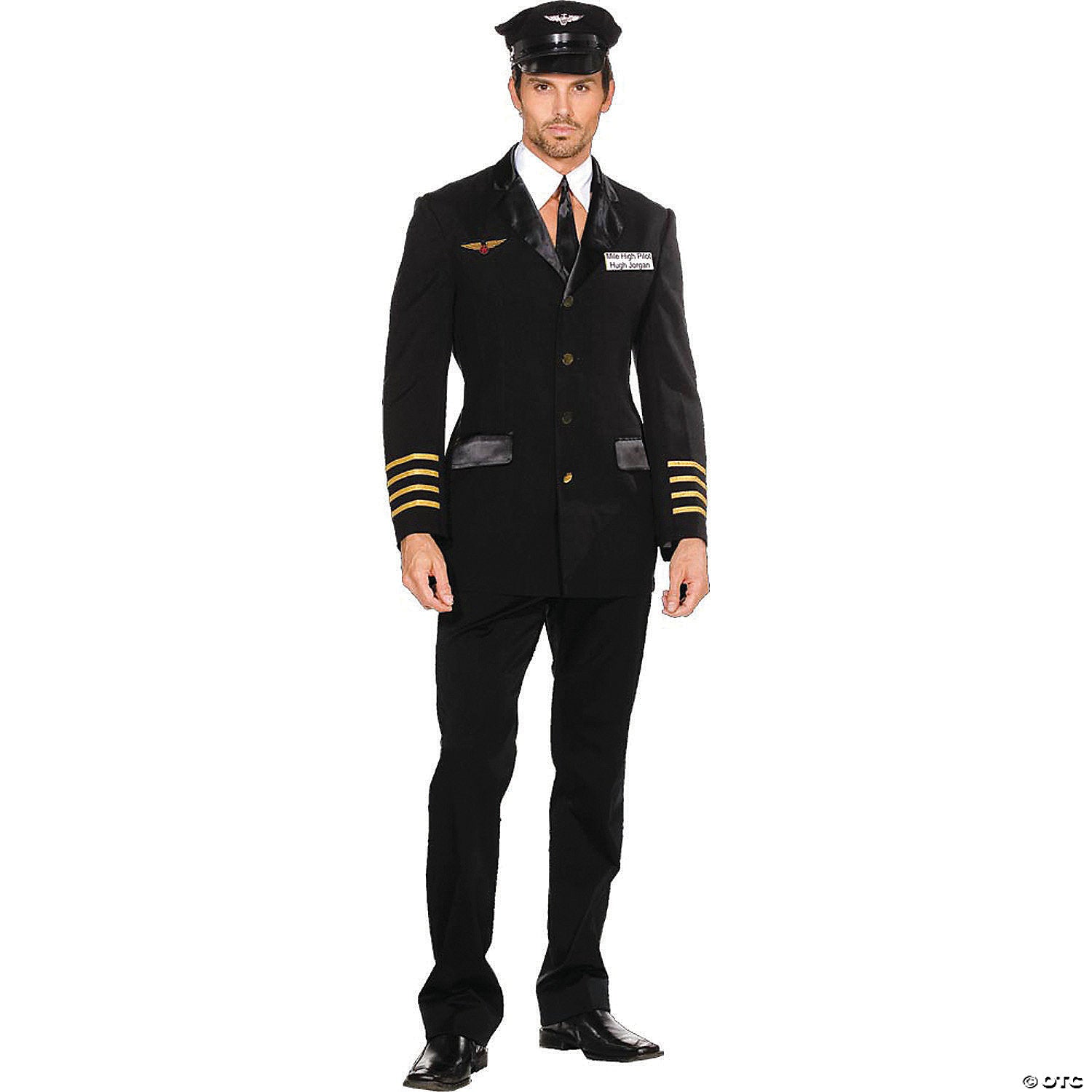 men s hugh jorgan pilot costume   extra large~rl5236xl