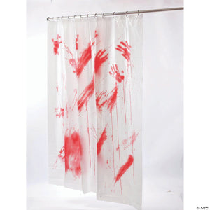 bloody shower curtain halloween decoration~fw91031