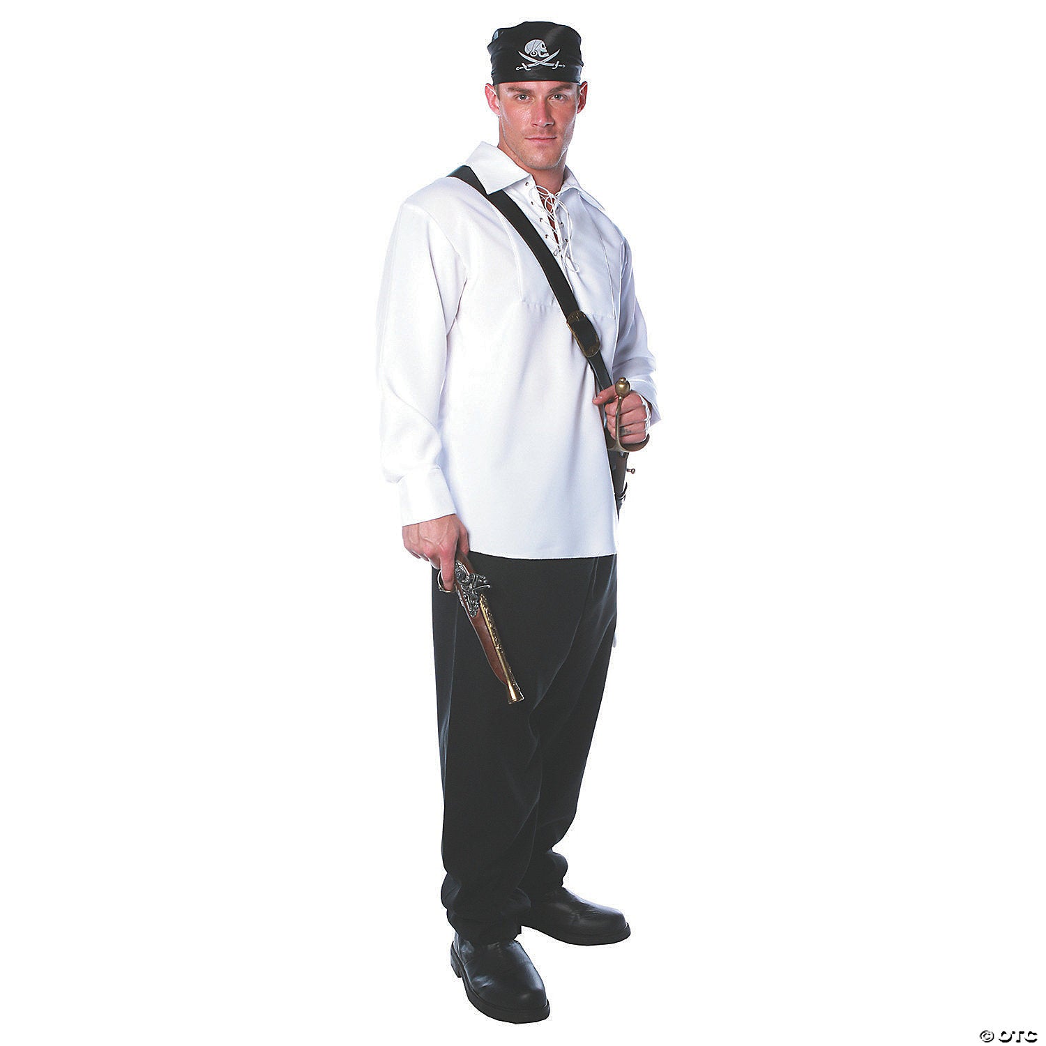 men s white pirate costume   standard~ur29016