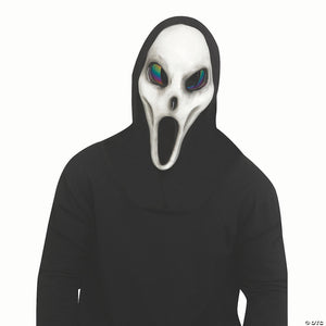 adults alien spawn& 8482  grey full mask with black hood   one size~fw93577gy