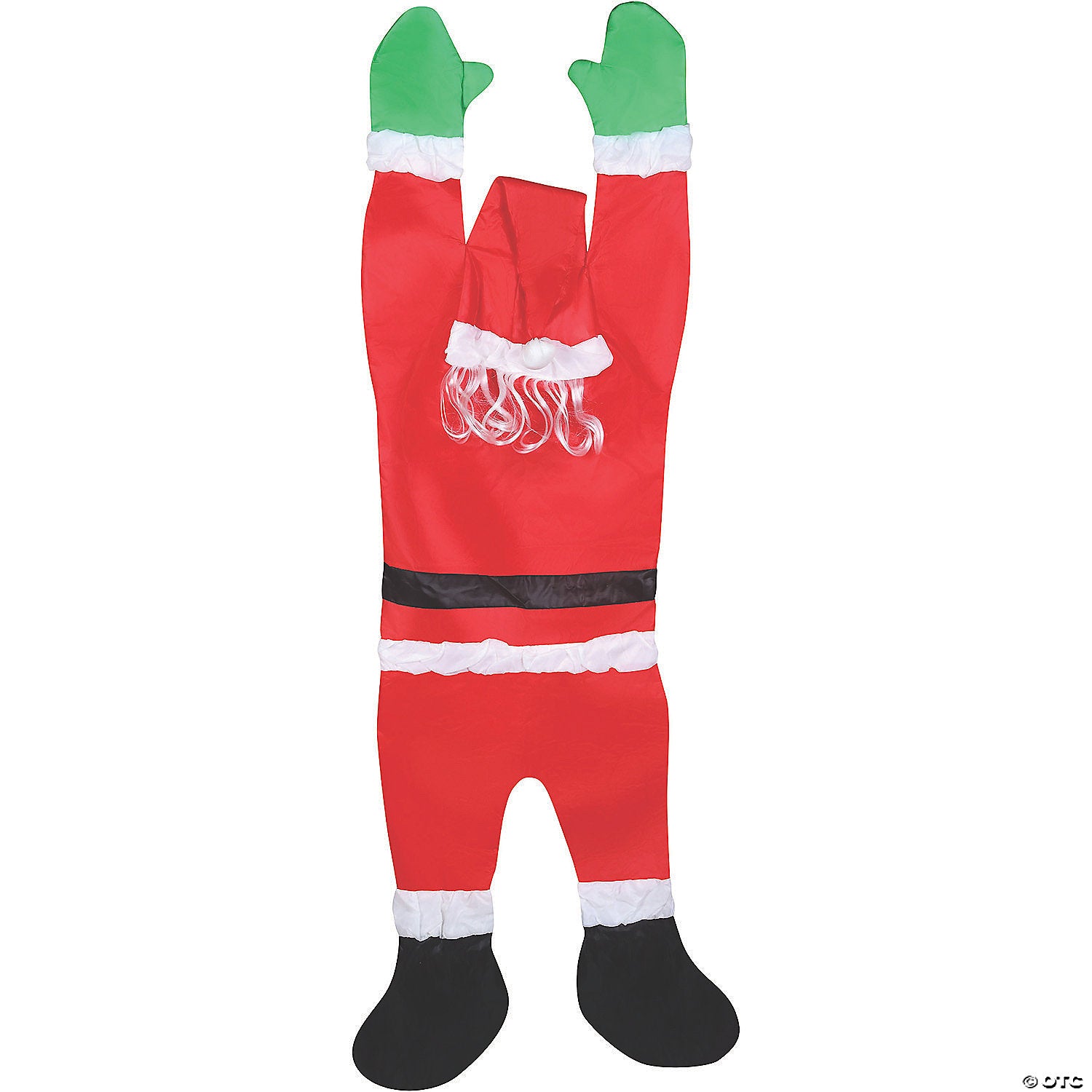 santa hanging from gutter~ss15307g