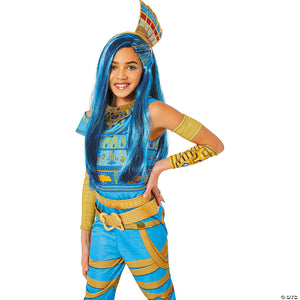 kids monster high& 8482  cleo de nile two tone polyester wig~fw92361n