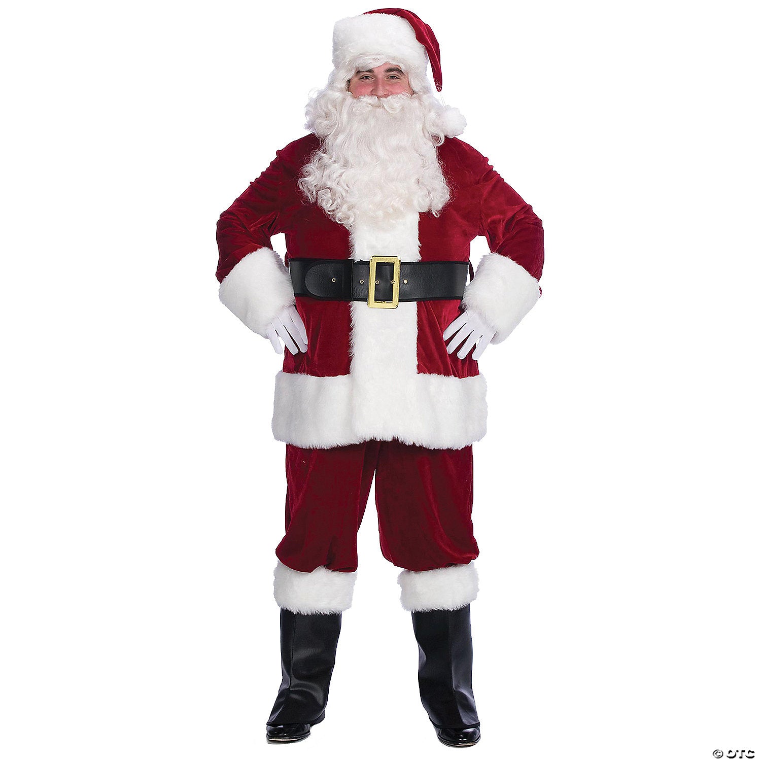 velveteen santa suit   men s 58 62~ae6598xxl