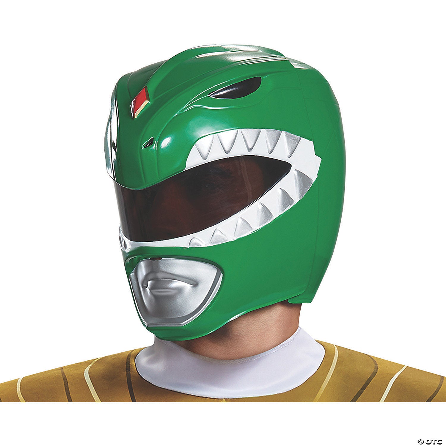 adults mighty morphin power rangers green ranger mask~dg79727-a01